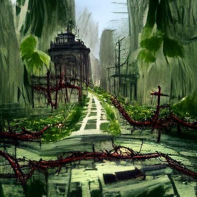Overgrown City Ruins: The Road to Perdition