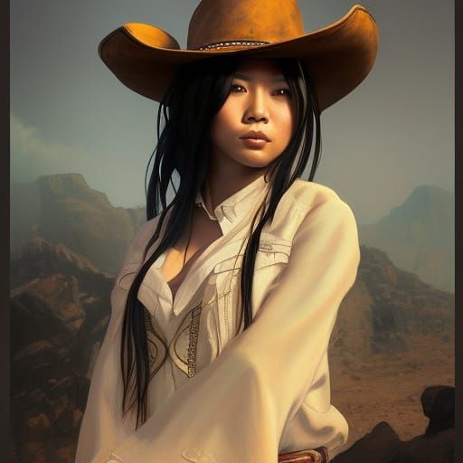 Elegant Outlaw in Triadic Colors