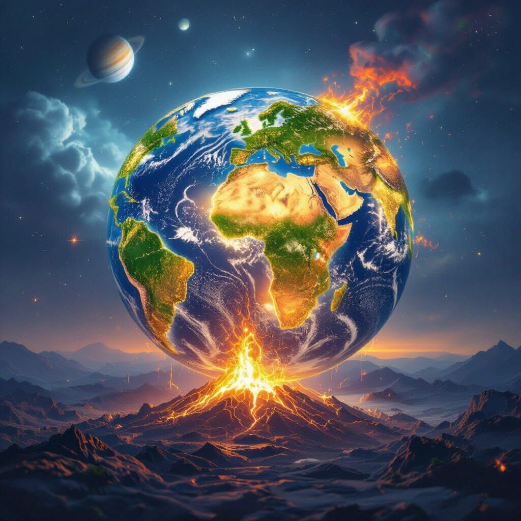 Glowing Globe Reveals Earth's Dynamic Forces