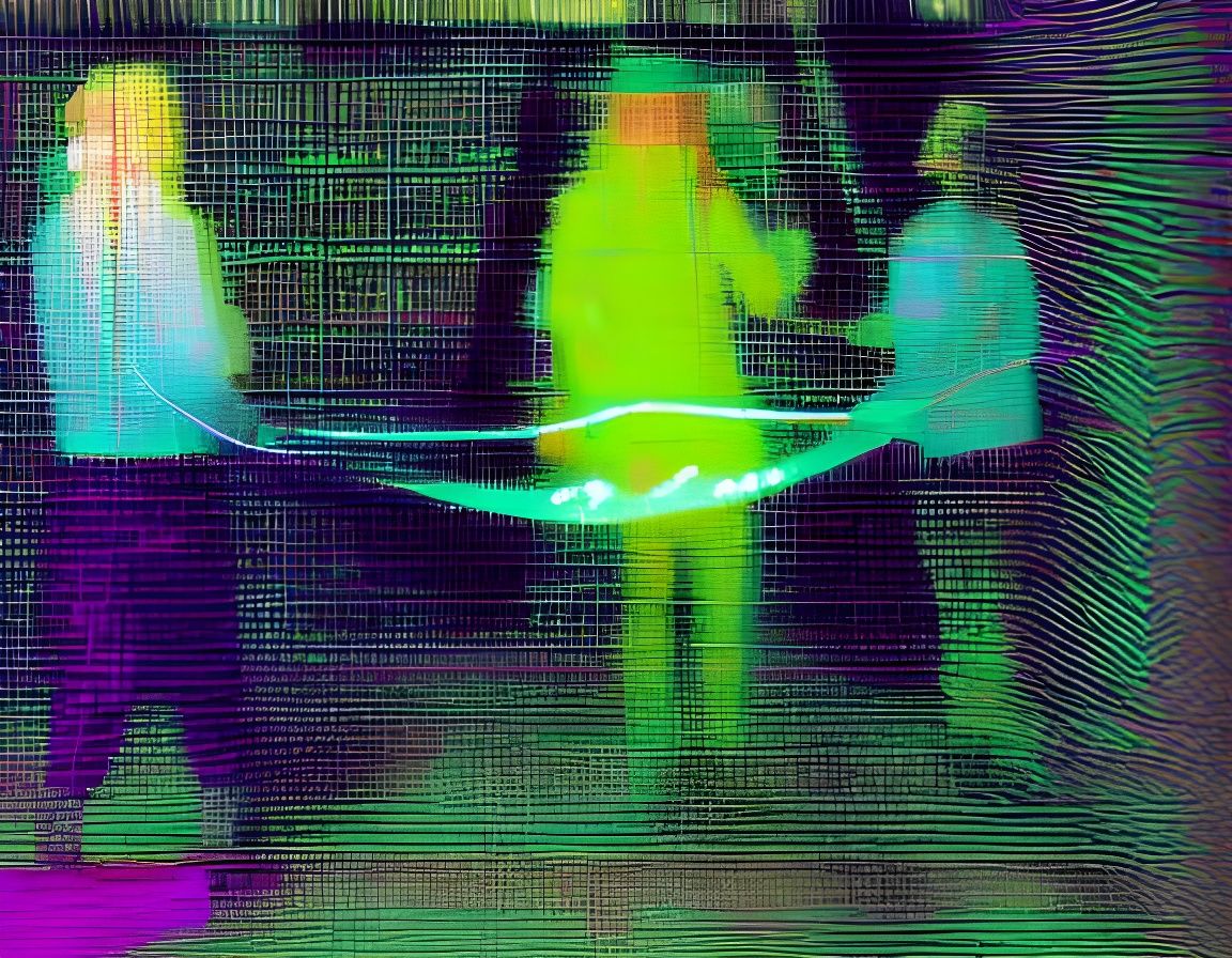 Expressive Art: Woman, Chromosomes, and Butterfly