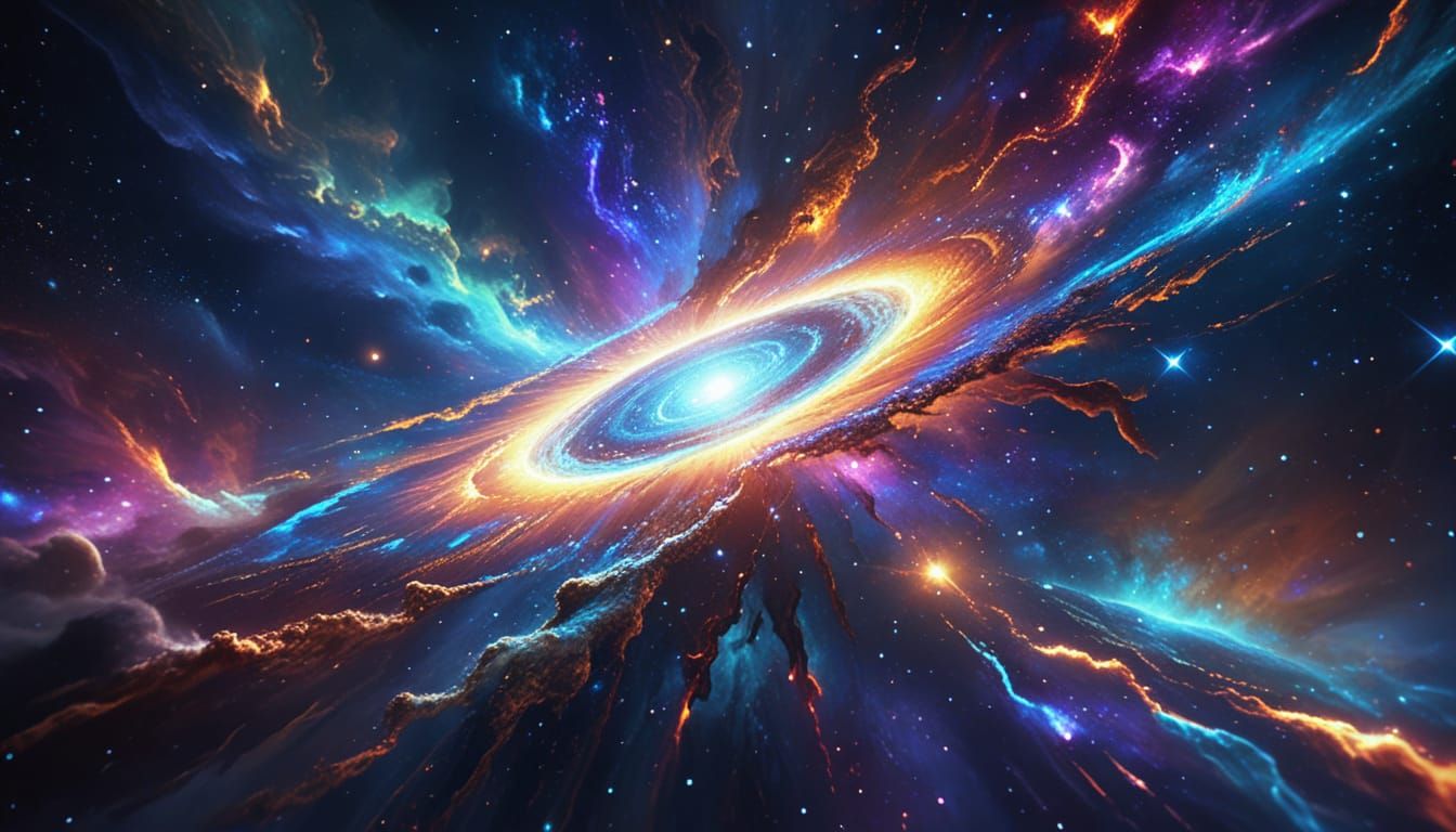 Divine Intervention: Cosmic God in Digital Art