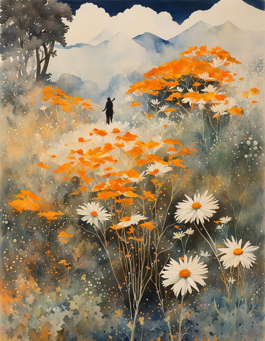 Ethereal Zakynthos Landscape in Vibrant Watercolour Style