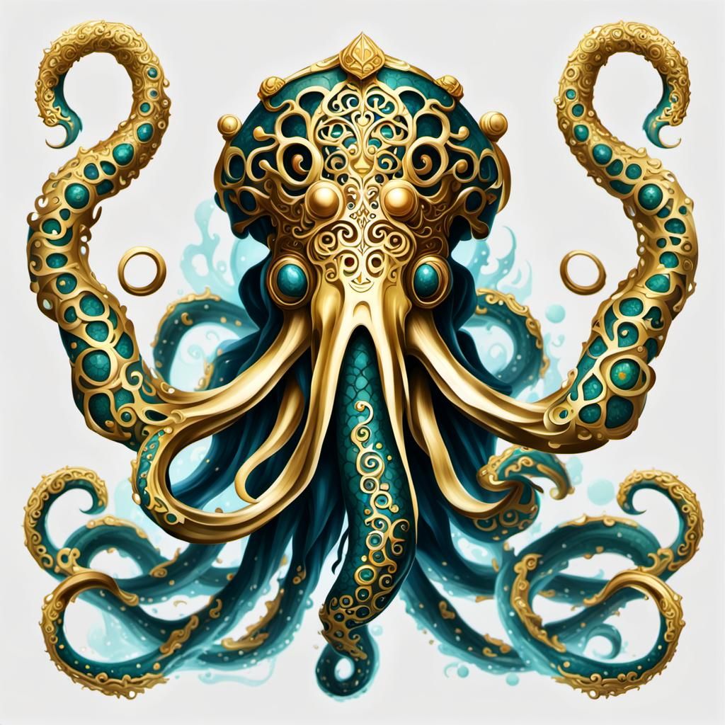Iceschillendrig: Gilded Autocrat in Tentacle Filigree