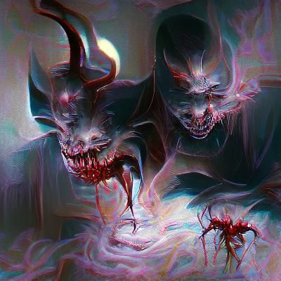 Sinister Novocaine Demons by Rutkowski Style