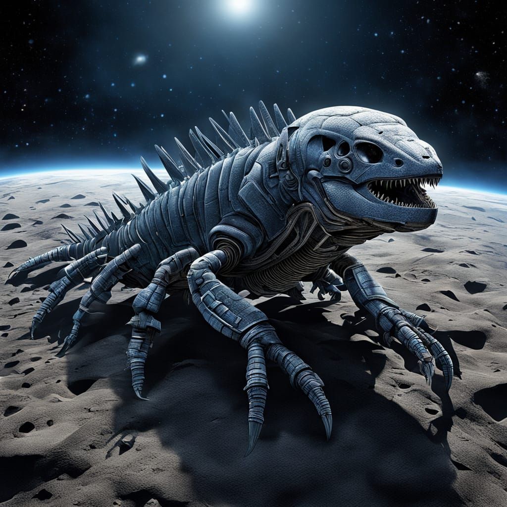 Ancient Sea Monster as Interdimensional Entity in Space