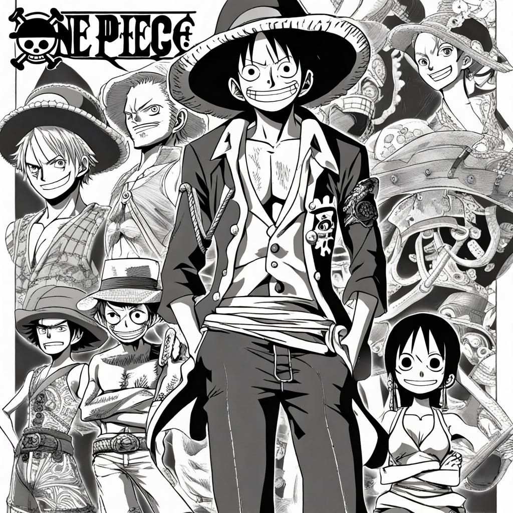 One Piece Anime Logo Art