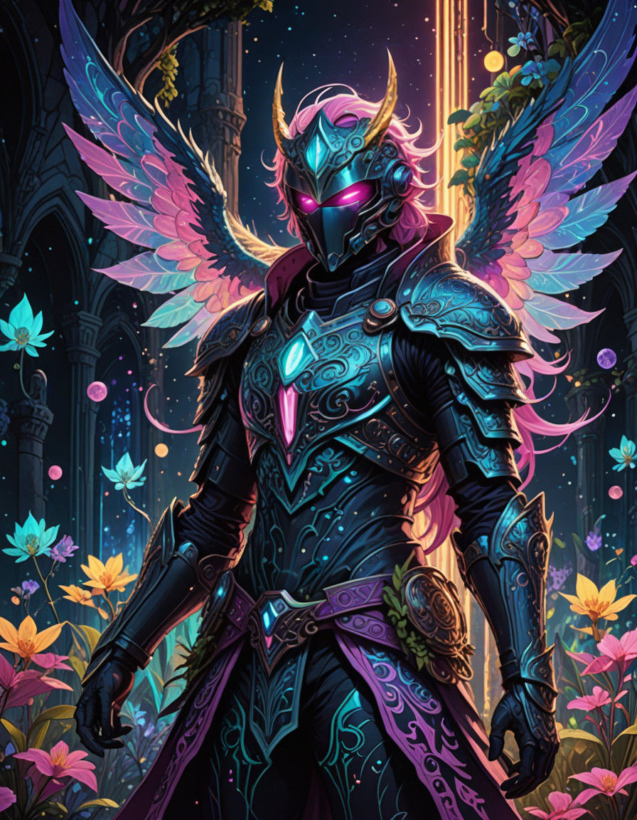 Ethereal Fantasy City Scene in 80s Anime Style