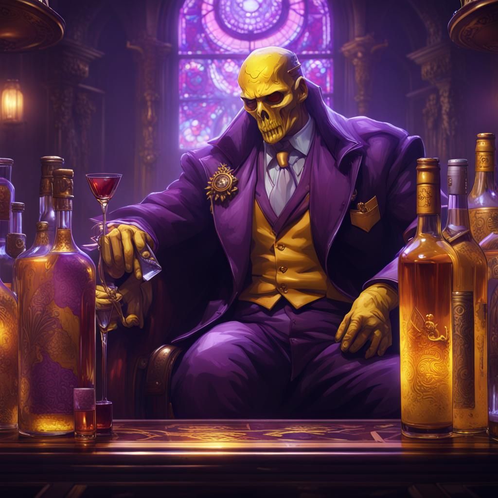 Alcohol Addiction as Dark Fantasy Supervillain