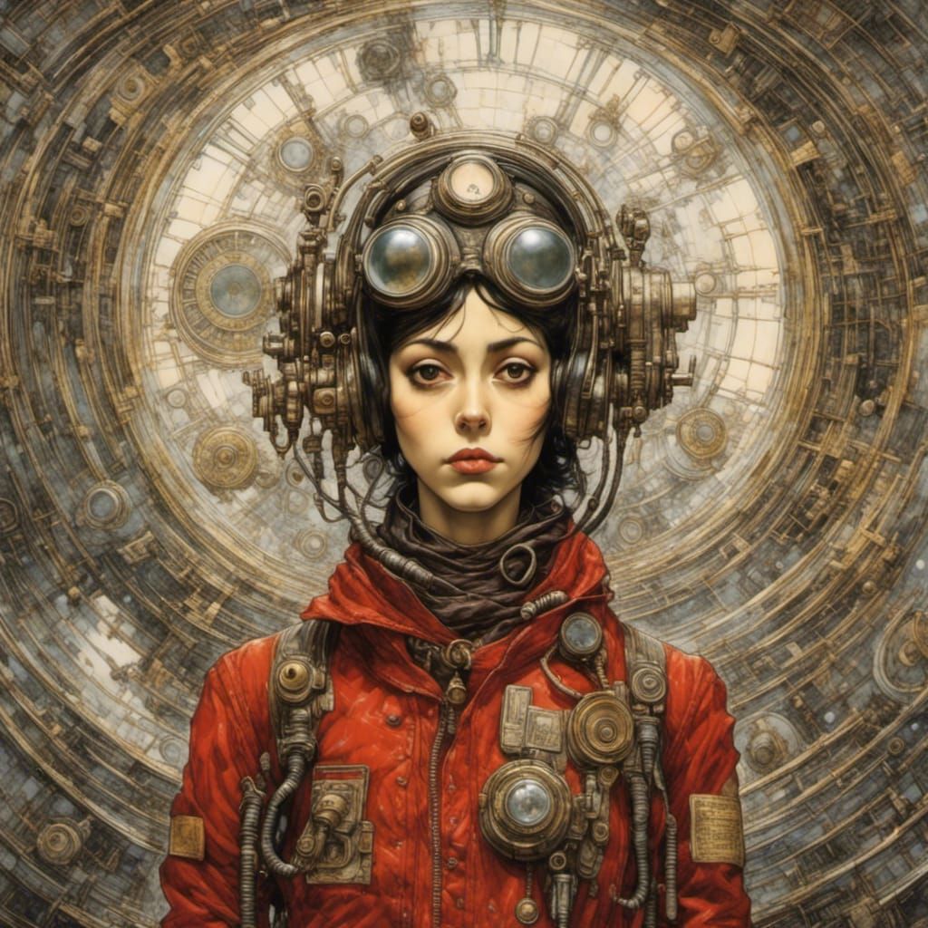 AI Generated Image of a Pilot