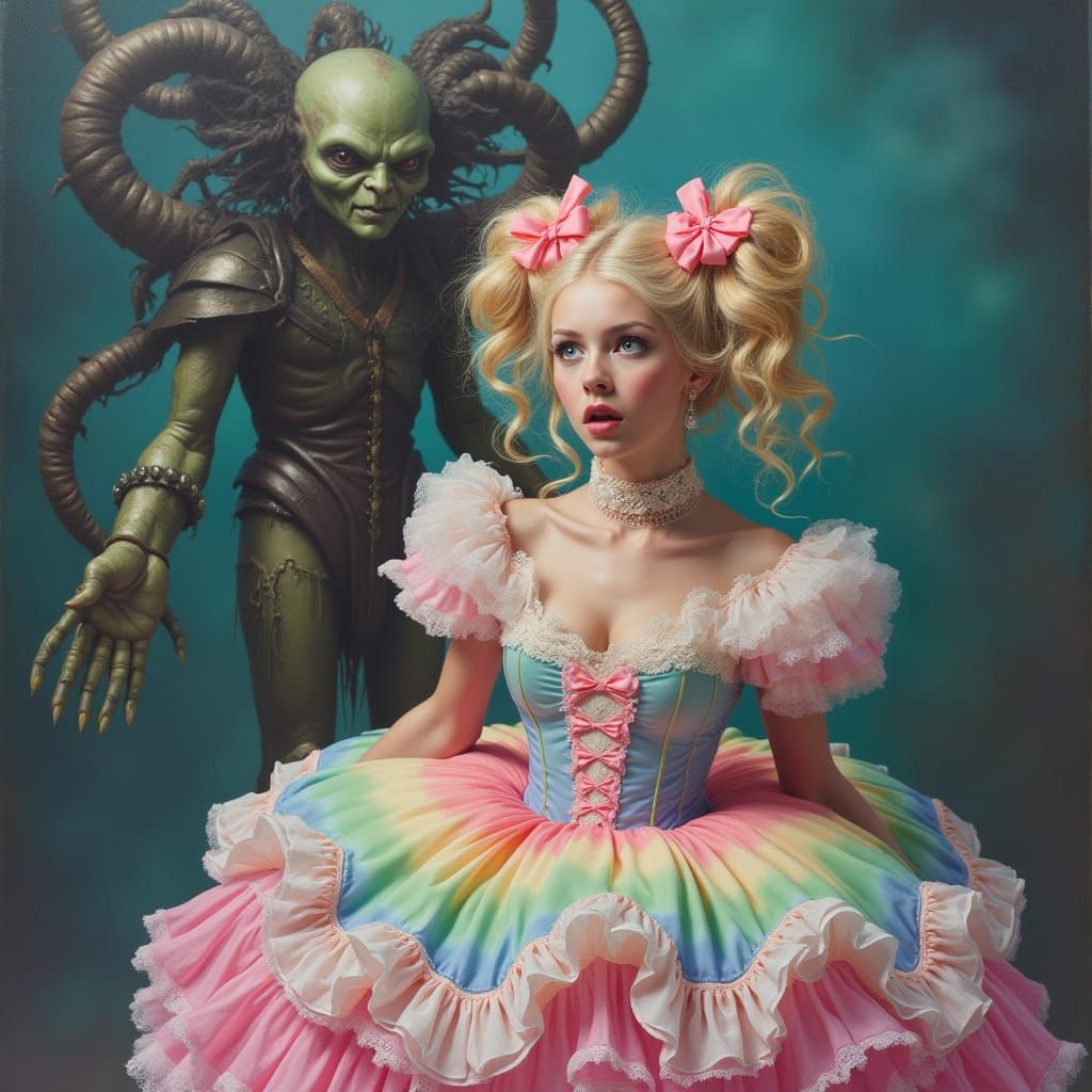Victorian Princess Captured by Alien King