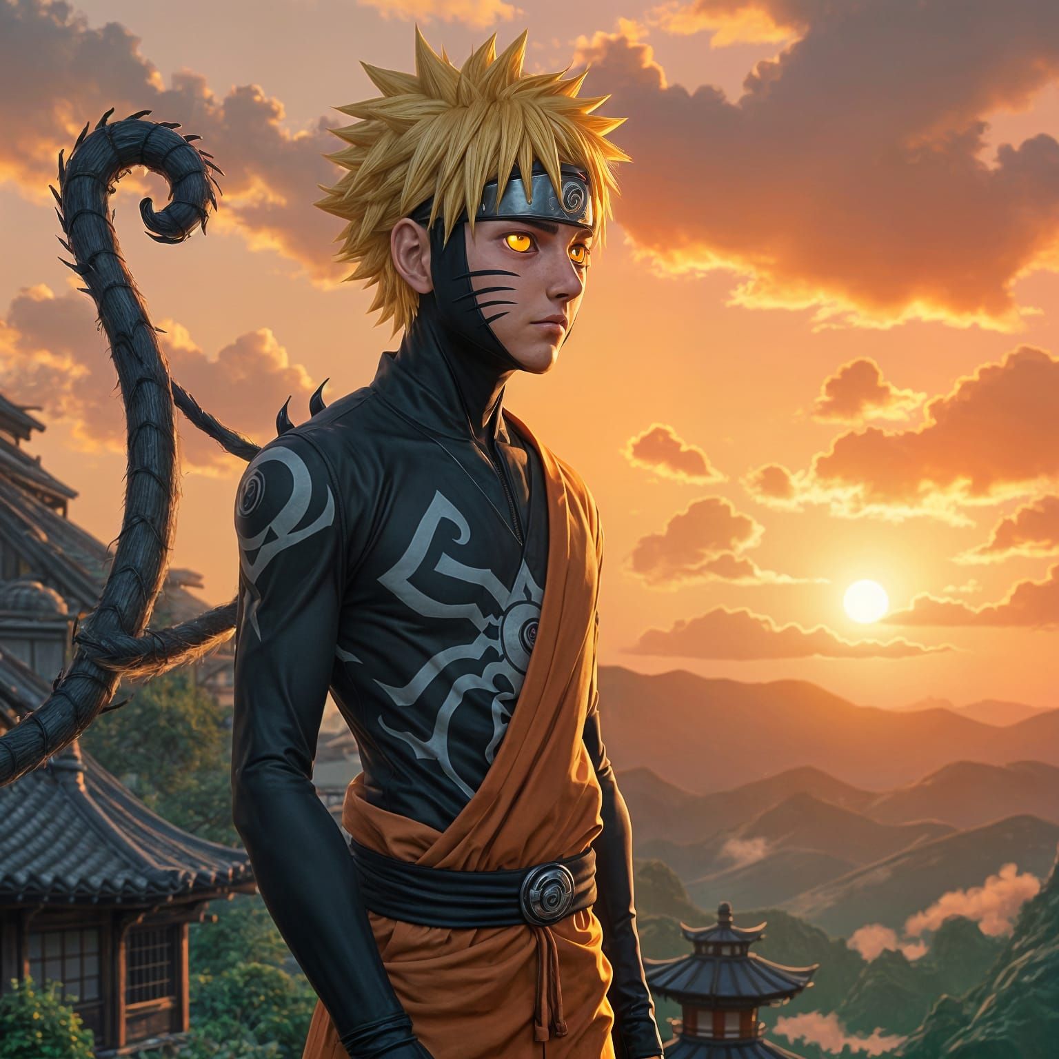 Ninja Fusion in Sunset Harmony