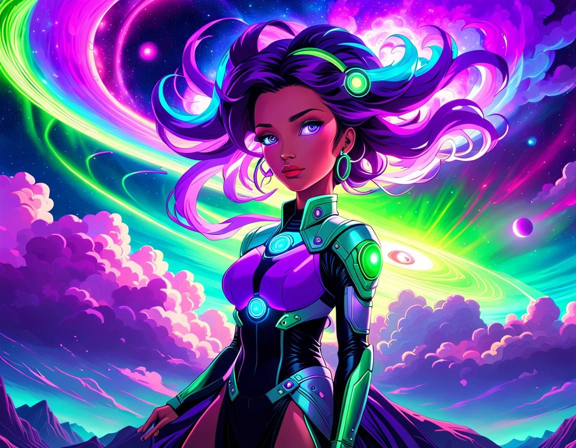 Cosmic Universes in Anime Style