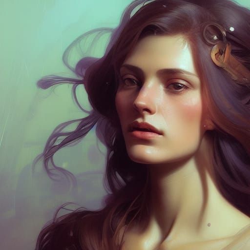 Victoria Pedretti Portrait in Artgerm Style