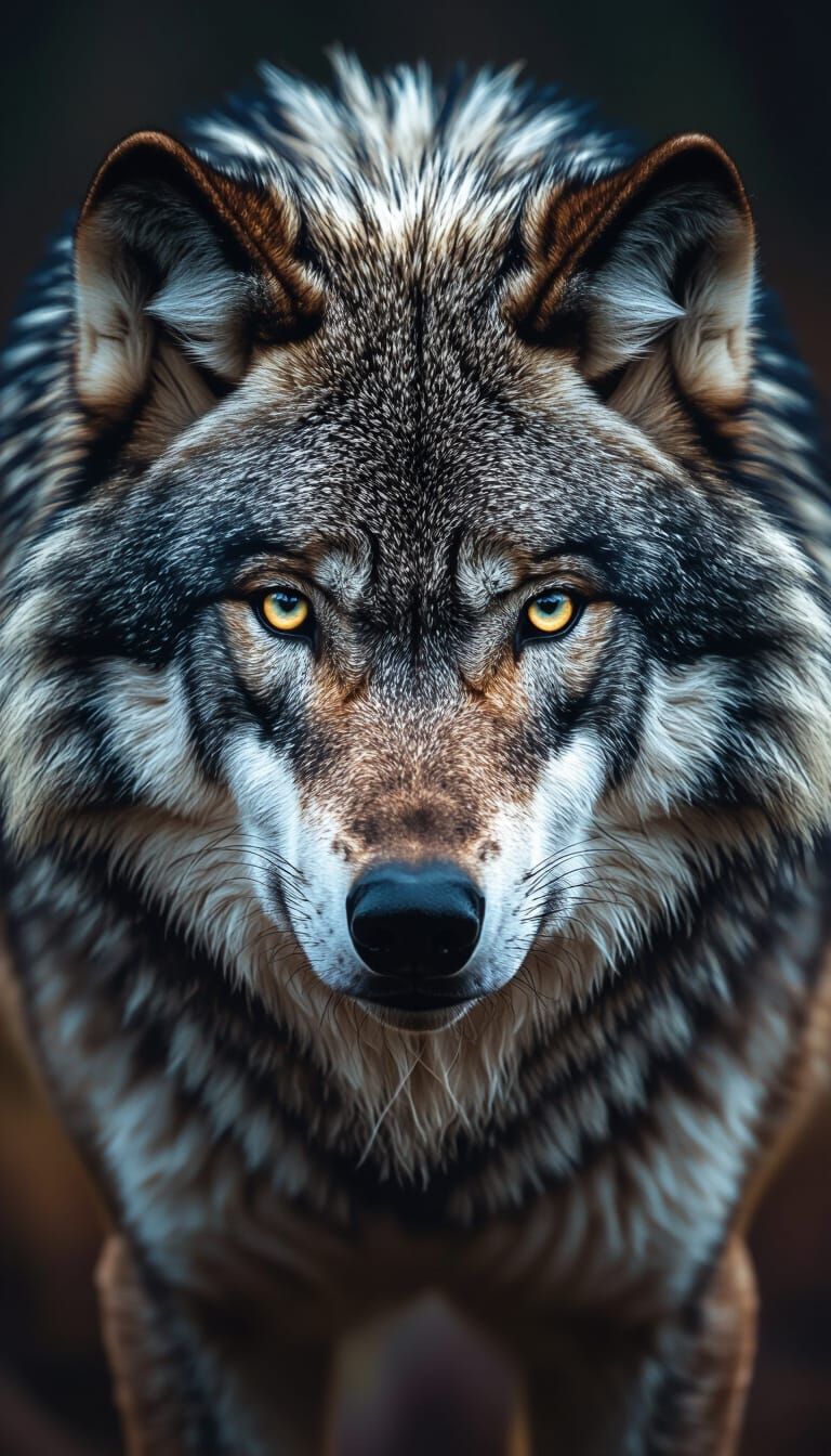 Wolf Stalking with Cinematic Lighting