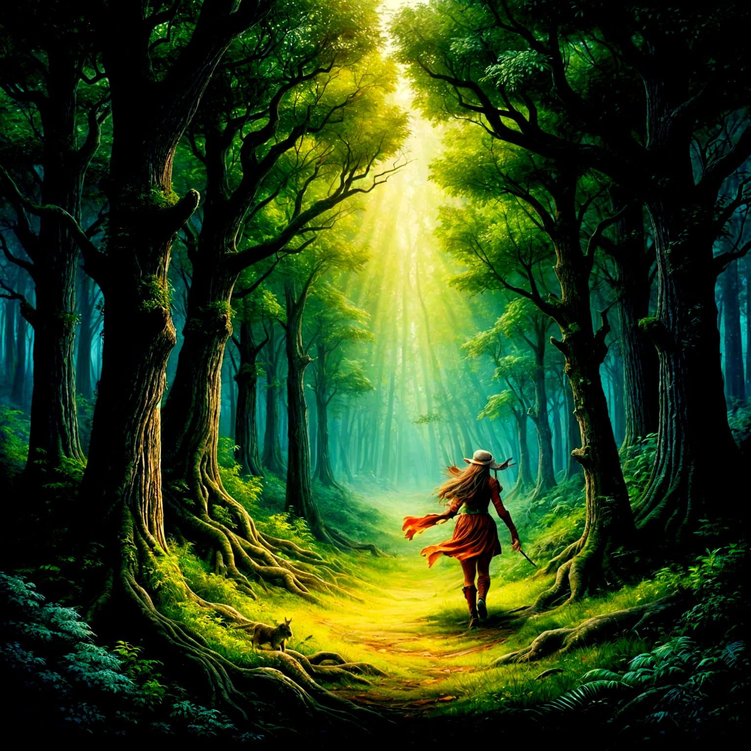 Once upon a time in a deep and dark forest…