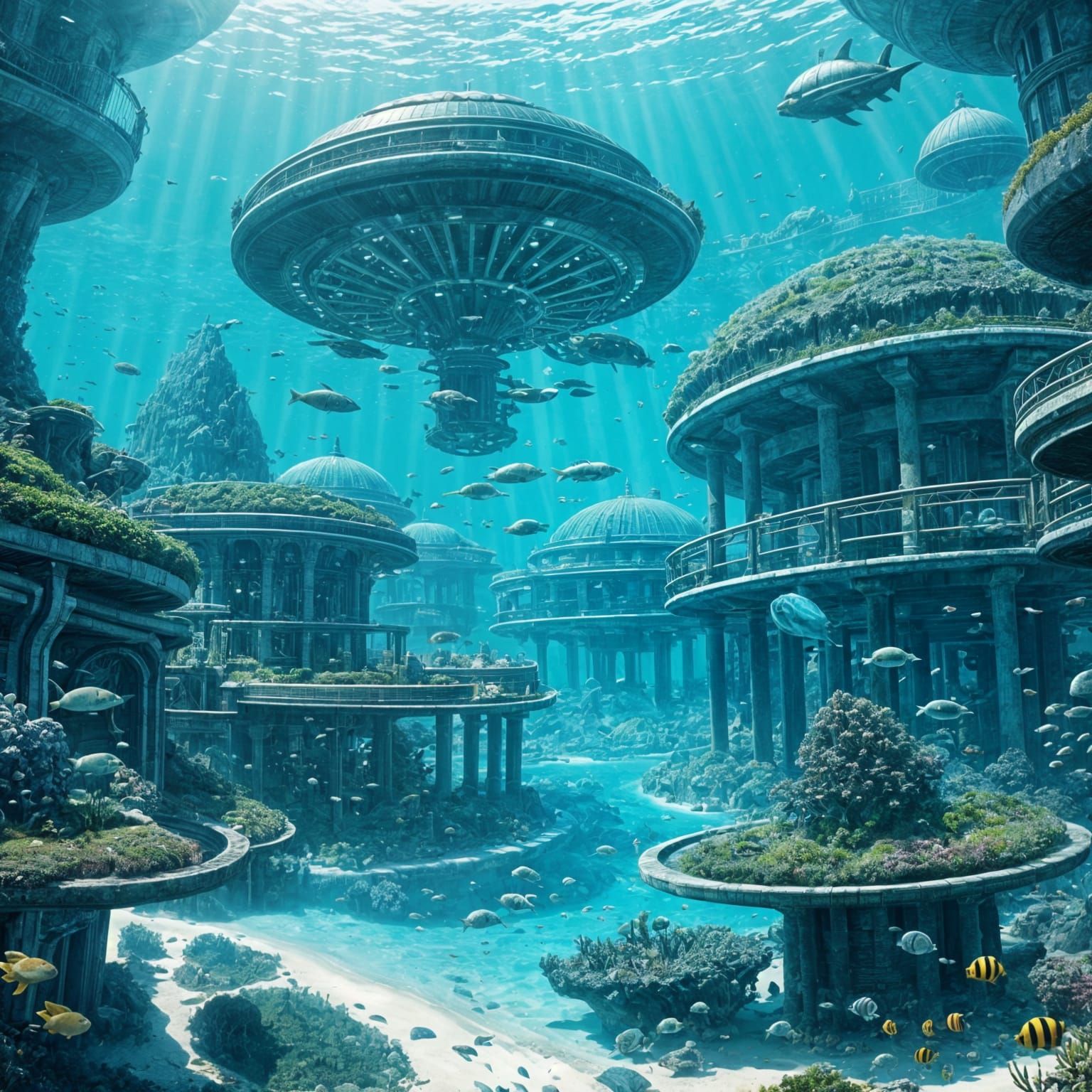 Underwater Human Colony: Atlantean Civilization