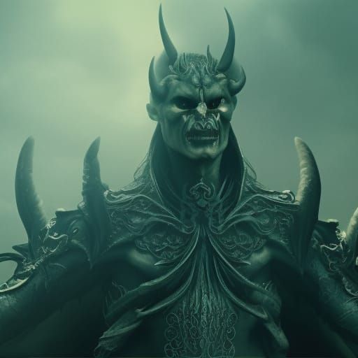 Detailed Satan Demon in Ultra-High Definition