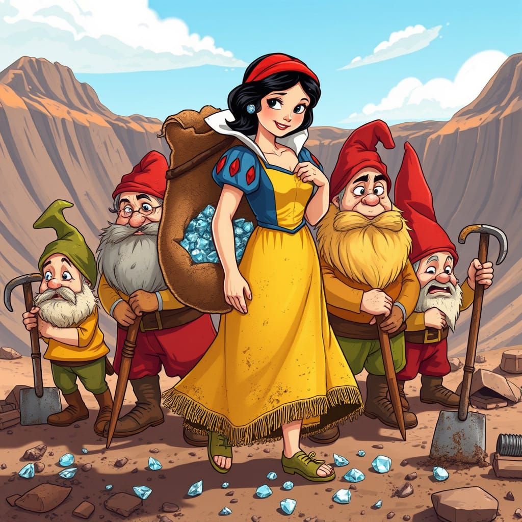 Seven Dwarves Uncover Diamond Treasure in Kimberley Mine