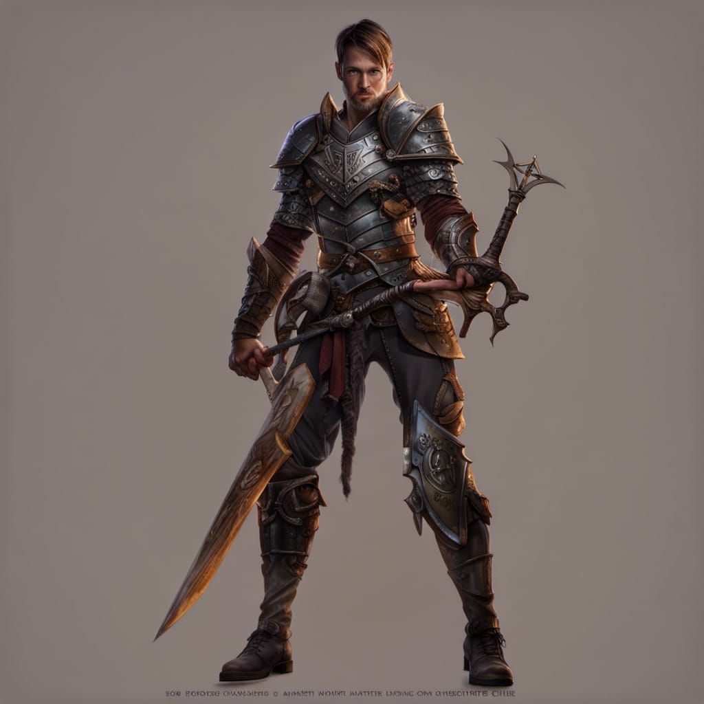 Fantasy Adventure with Dragon, Elf, and Dwarf