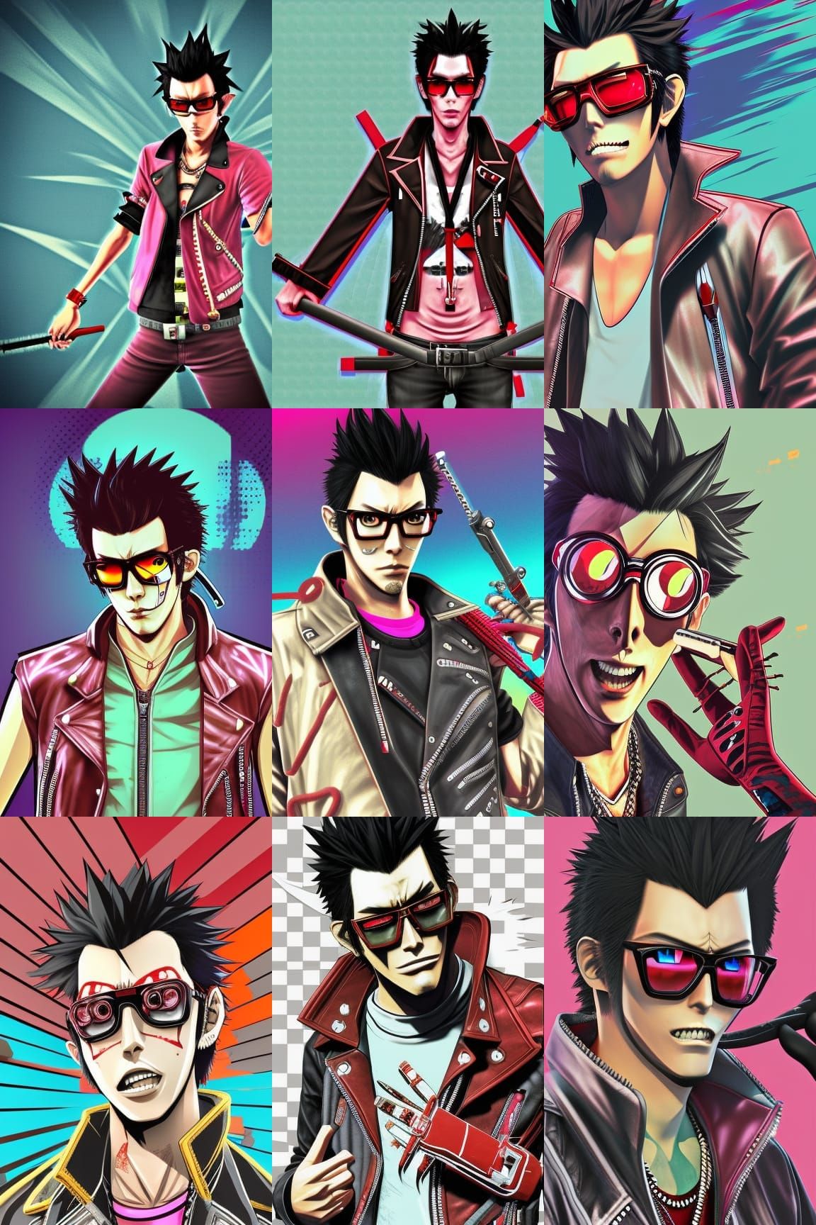 Travis Touchdown Pop Art Illustration