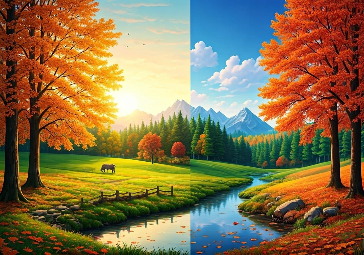 Four Seasons Landscape