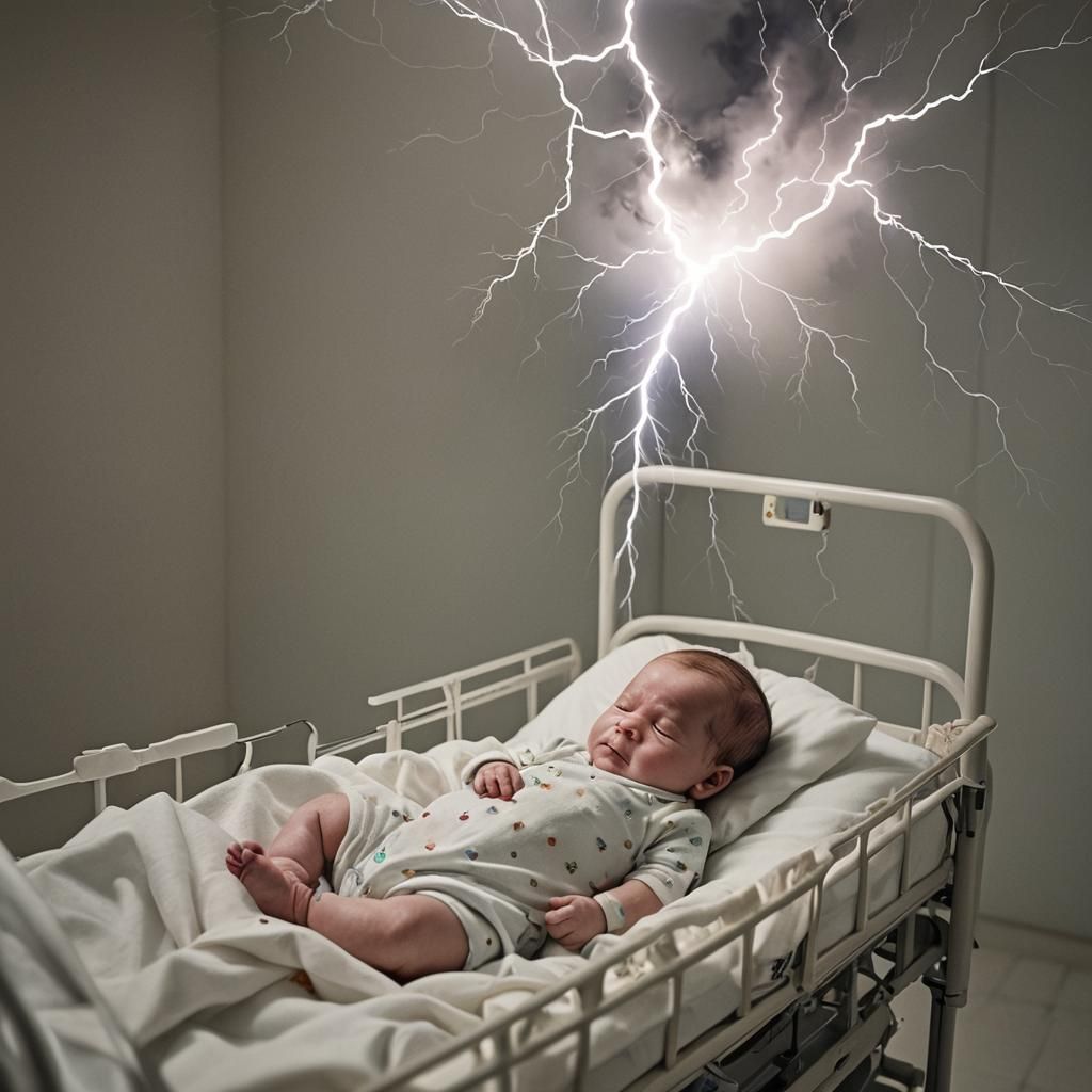 Infant in Incubator: A Newborn's First Light