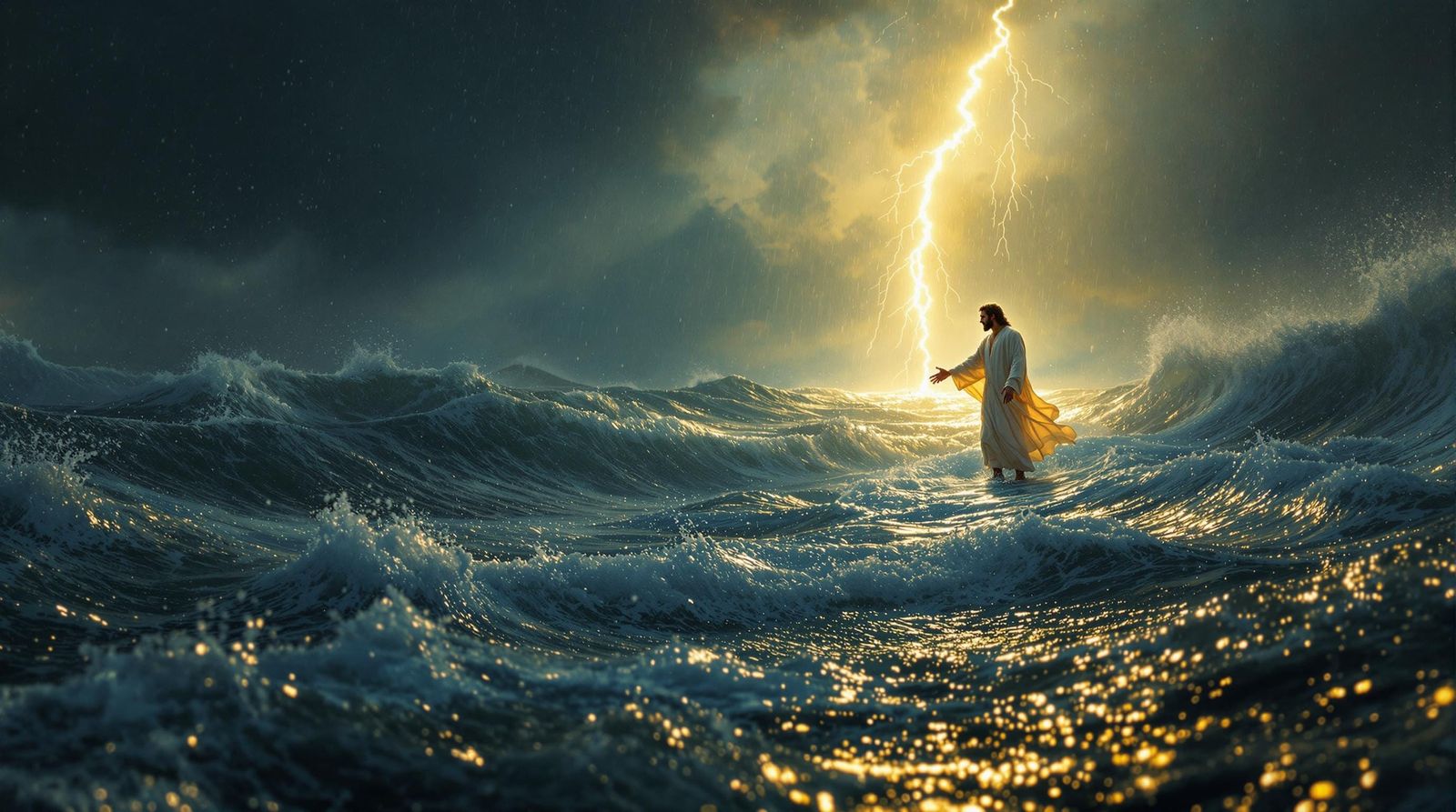 Treading the Storm — Matthew 14:29