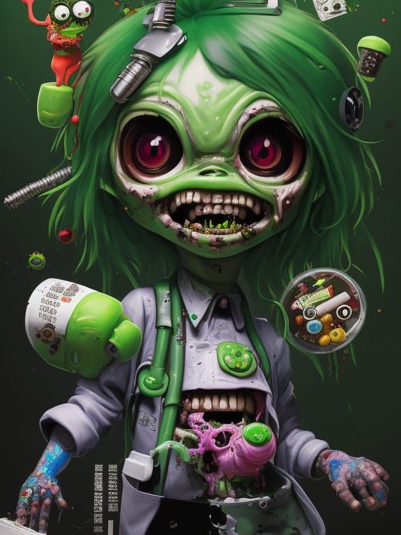 Garbage Pail Tots: Tanya Tapeworm