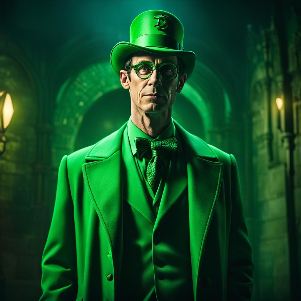 The Riddler Cinematic Film Still: Live-Action Masterpiece