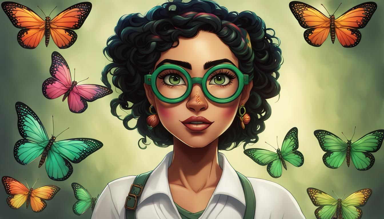 Encanto's Mirabel in Dystopian Post-Apocalyptic Style