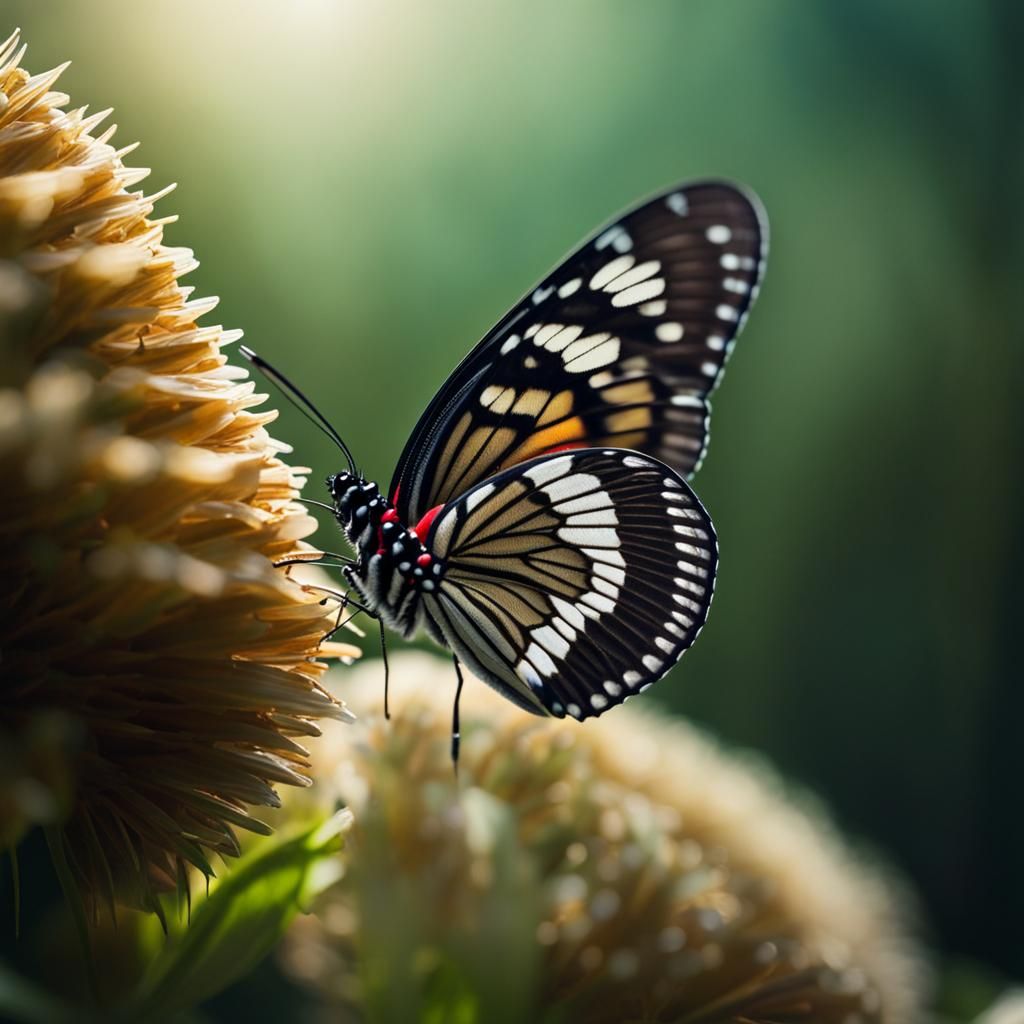 Butterfly Emerges: Hyperrealistic Dreamcore Fantasy