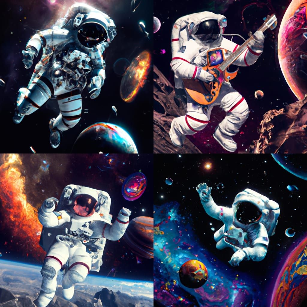 Astronaut Funk Band Plays Epic Space Concert
