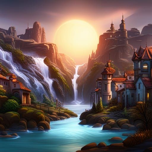 Pride Month: Detailed Matte Painting in Deep Color