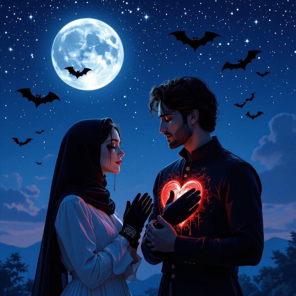 Moonlit Silhouette: A Dark Fantasy in Unreal Engine 5