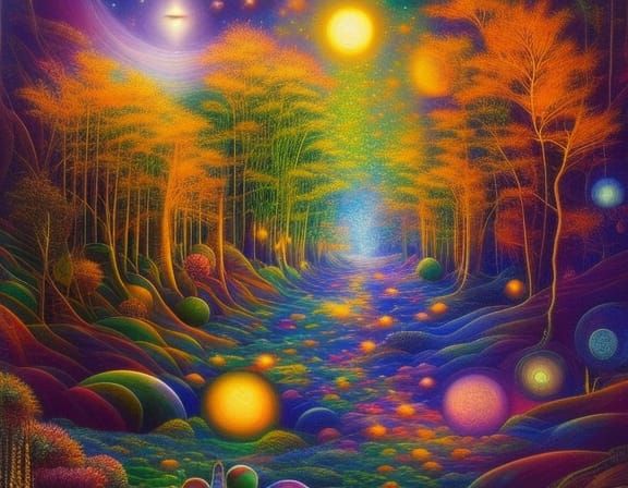 Walking in Space: A Detailed Octane Render