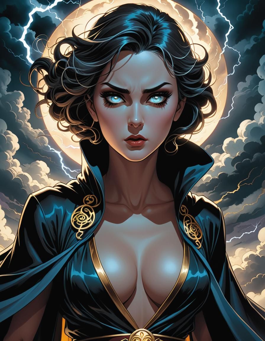 Zephyra, Goddess of the Storm - The Sky’s Fury