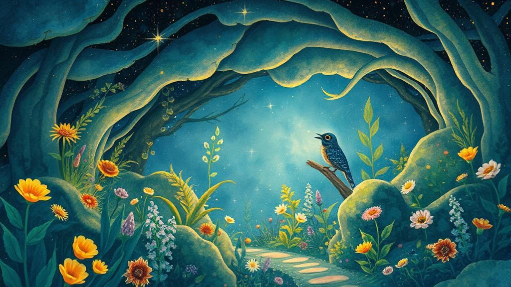 underground enchanted garden