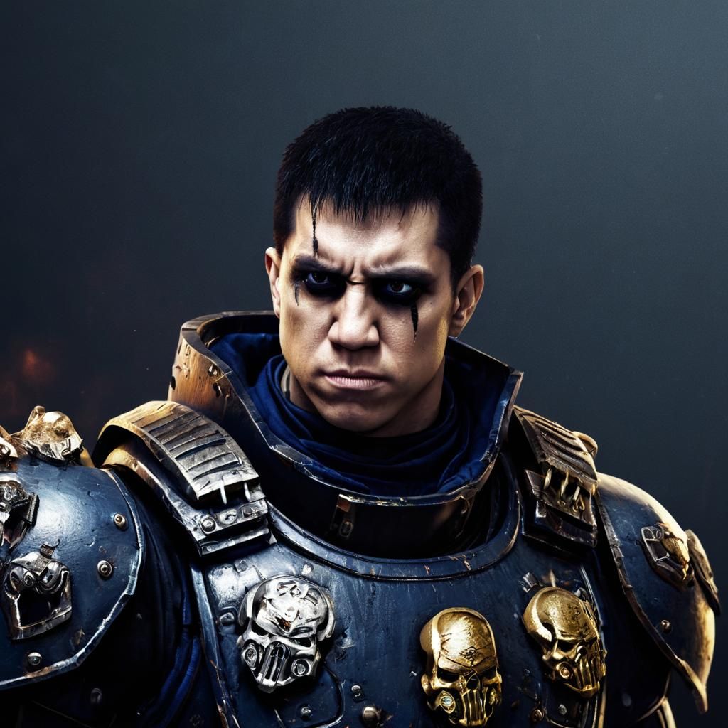 Warhammer 40k Space Marine Portrait