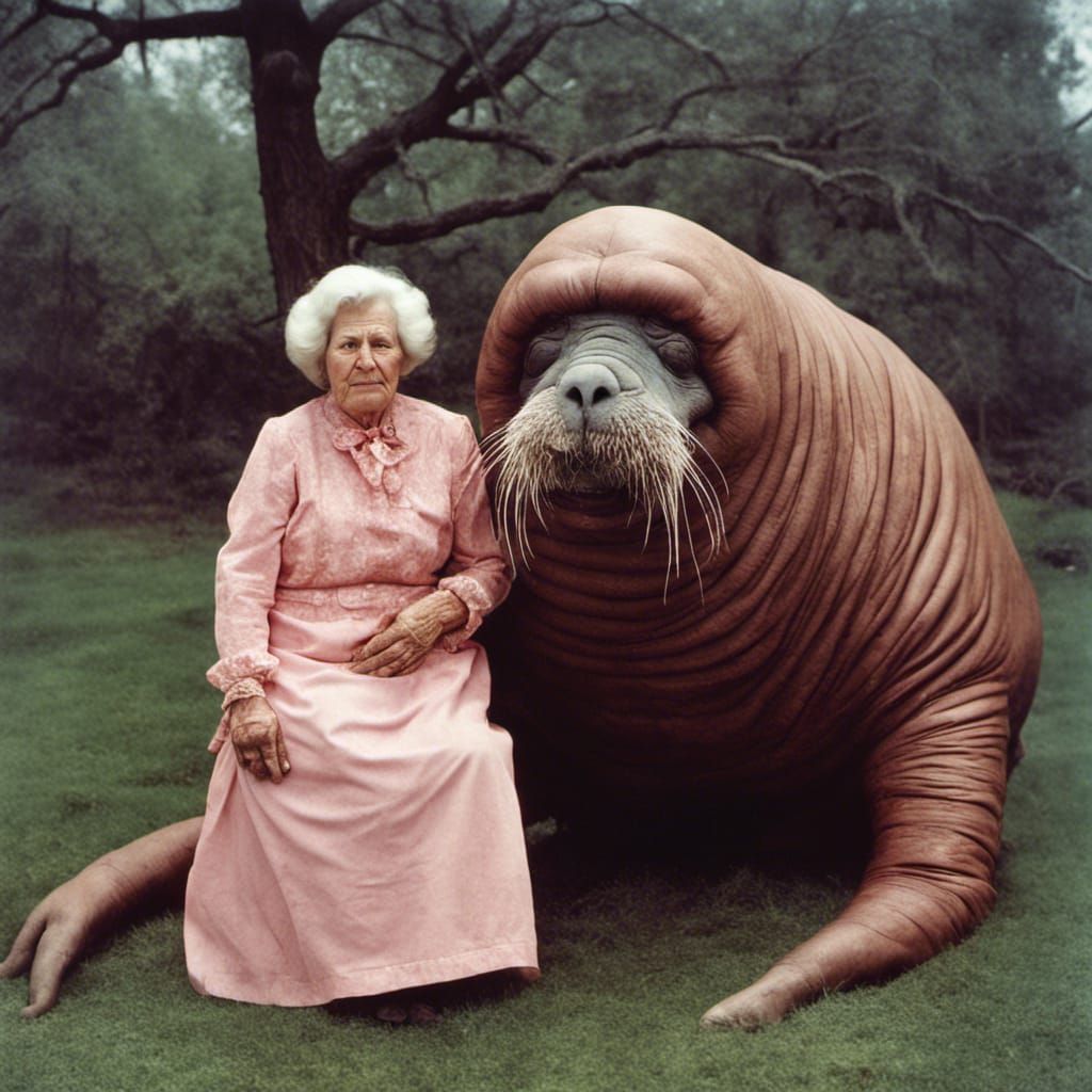 Grandma and her Walrus