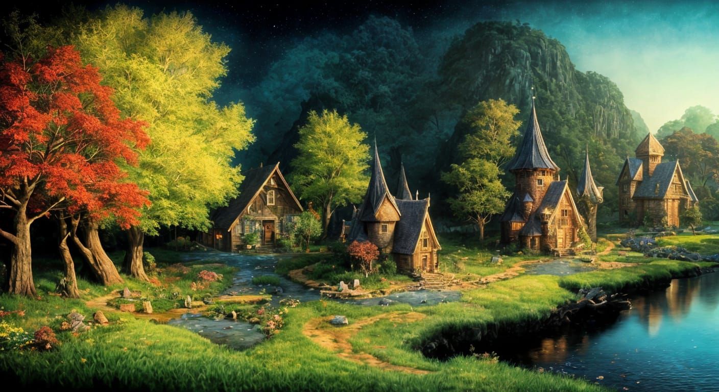 Faerie Village: A Sci-Fi Fantasy Masterpiece