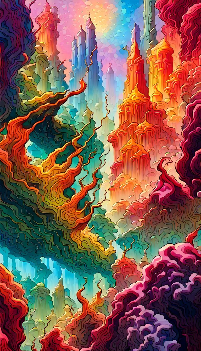 Zentangle Iridescent Masterpiece 
We need a mental Singularity between Humans, before we  Co- Join A.I.COSMIC Revelation...