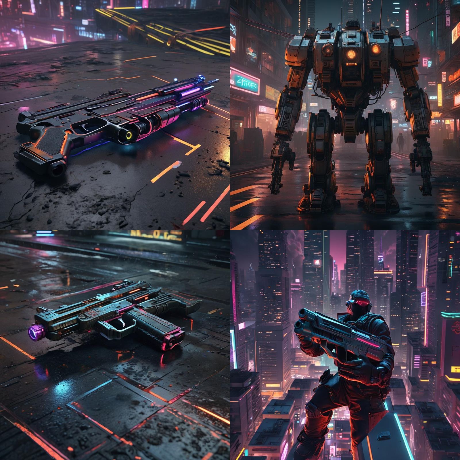 Futuristic Vice City Scene in 8K Resolution