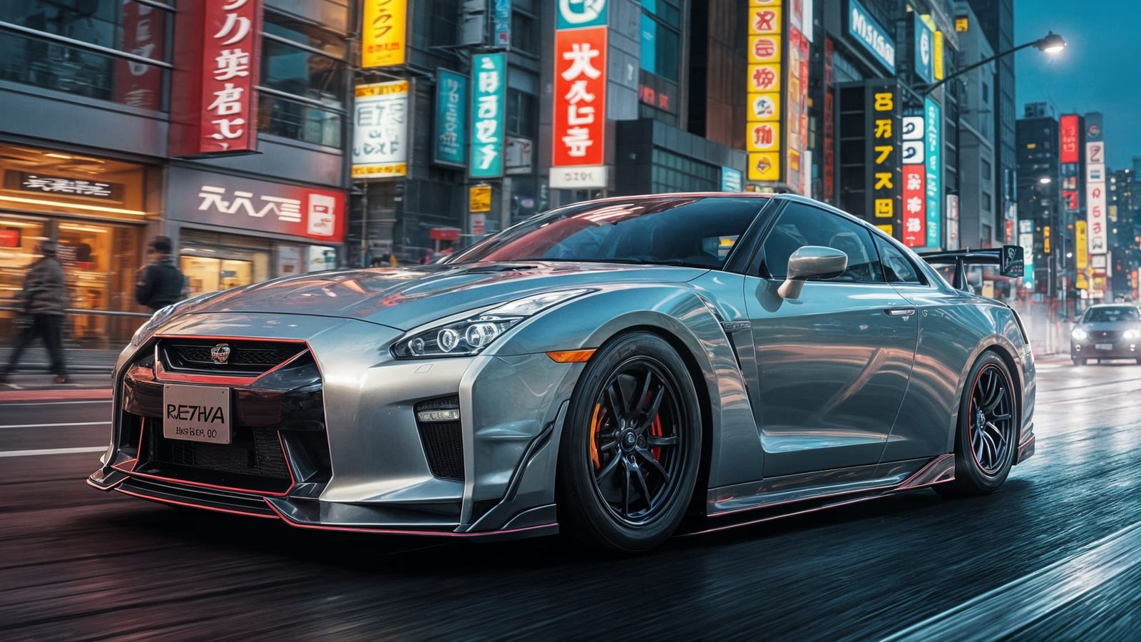 Cyberpunk Nissan GT-R Rips Through Tokyo Streets