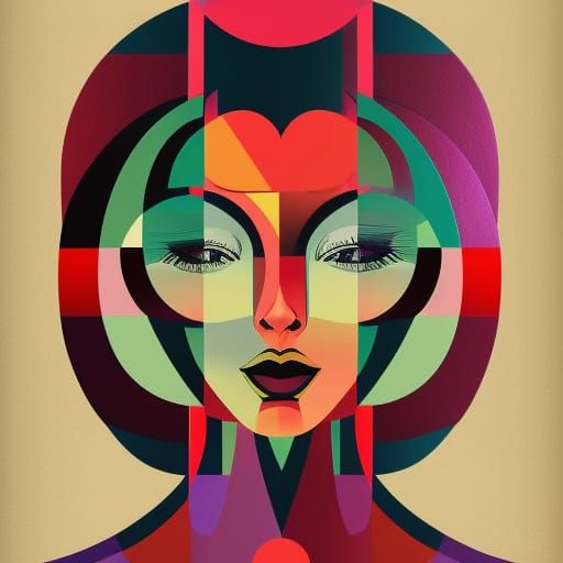 Woman Rising: Pop Art Digital Rendering