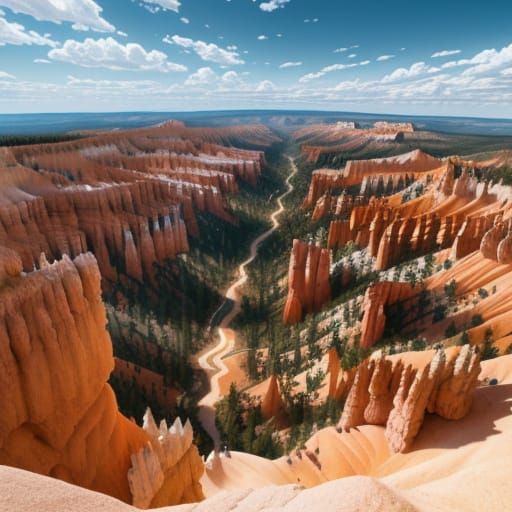 Soft Focus Landscape Photography of Bryce Canyon in Divine S...