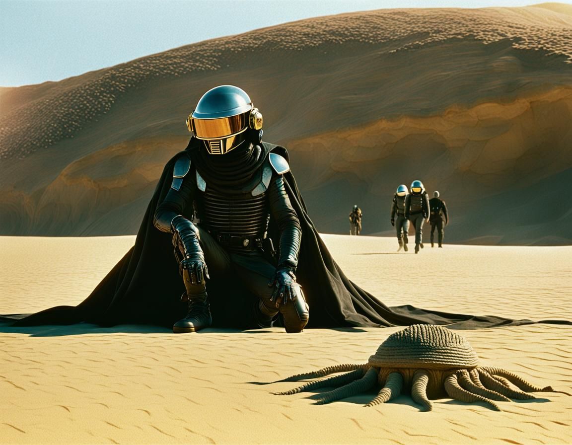 Daft Punk in Dune: A Sci-Fi Desert Epic