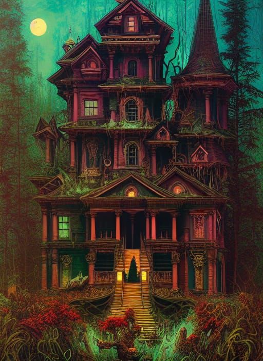 Epic Witch House in a Parallel World
