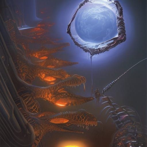 Evil Horror Spreads: Comic Book Cover Art