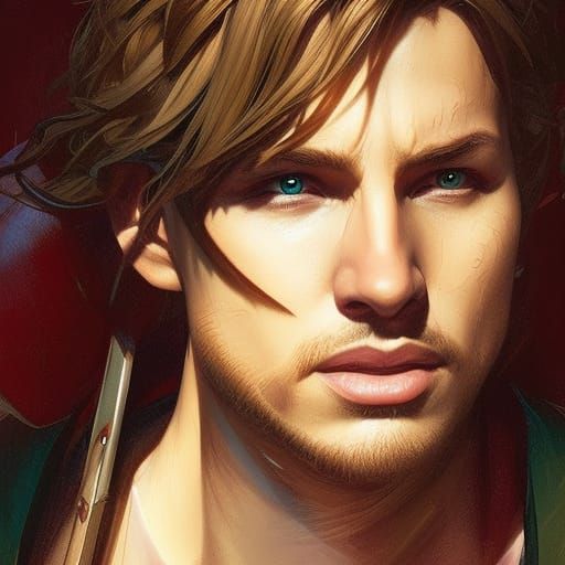 Robin Hood Portrait in Hyperdetailed Style