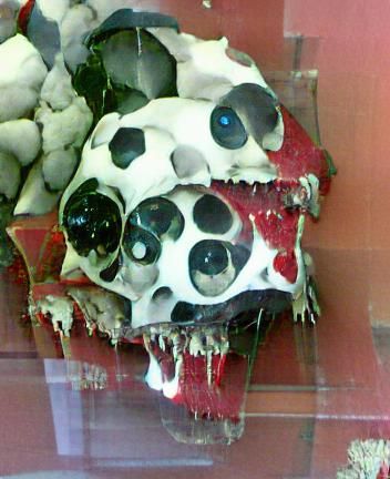 Skull with Bloody Eyes